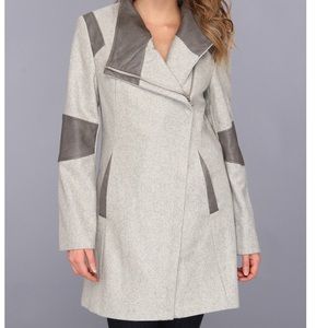 Calvin jacket with Asymmetrical zipper